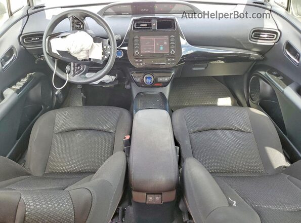 JTDKAMFU9M3134162 2021 TOYOTA PRIUS White Dashboard view