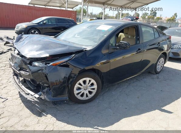 JTDKAMFU9M3134579 2021 TOYOTA PRIUS Black Front left