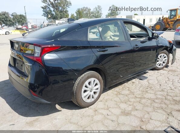 JTDKAMFU9M3134579 2021 TOYOTA PRIUS Black Rear right