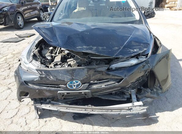 JTDKAMFU9M3134579 2021 TOYOTA PRIUS Black Front view