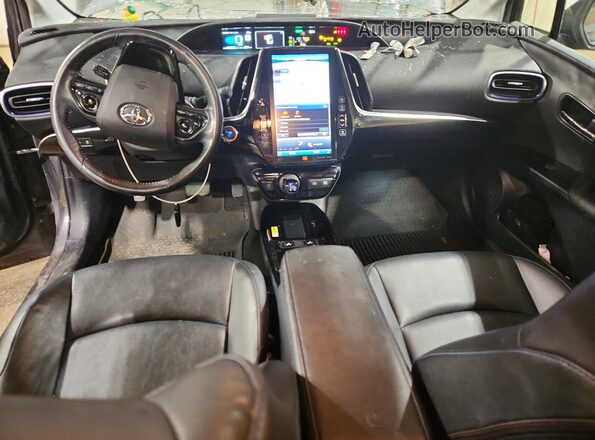 JTDKAMFU9M3134808 2021 TOYOTA PRIUS Charcoal Вид панелі приладів
