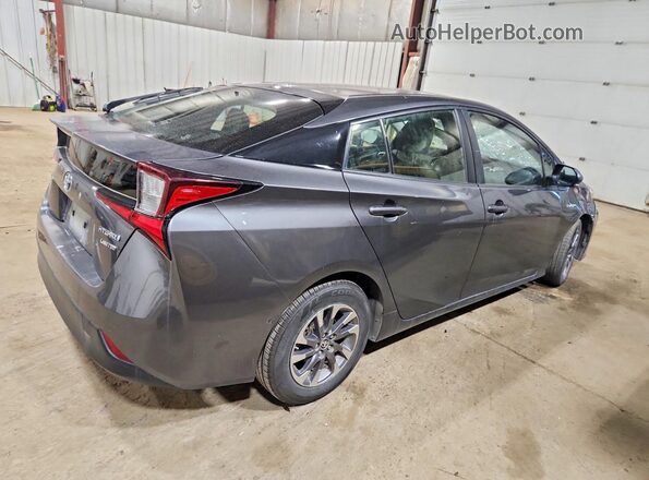 JTDKAMFU9M3134808 2021 TOYOTA PRIUS Charcoal Задня права чверть