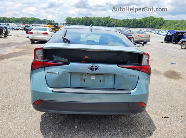 JTDKAMFU9M3139412 2021 TOYOTA PRIUS Blue Rear view