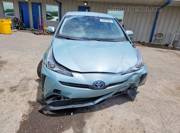JTDKAMFU9M3139412 2021 TOYOTA PRIUS Blue Front view