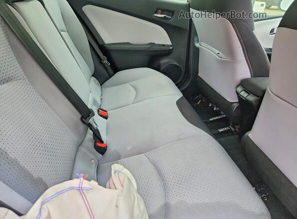 JTDKAMFU9M3144187 2021 TOYOTA PRIUS Gray Հետևի նստատեղերի տեսք