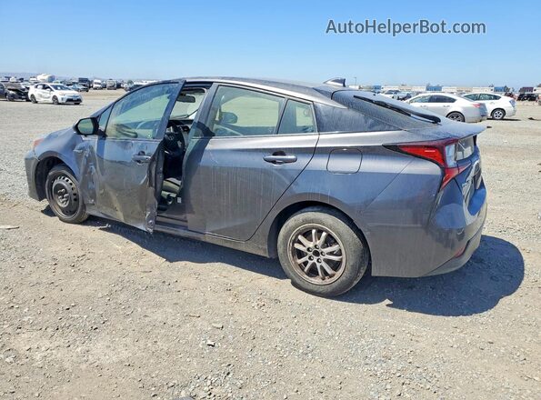 JTDKAMFU9M3149261 2021 TOYOTA PRIUS Серый Задняя левая четверть