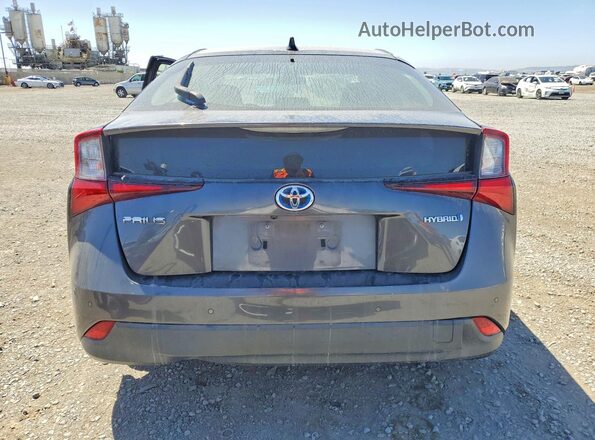 JTDKAMFU9M3149261 2021 TOYOTA PRIUS Серый Вид сзади