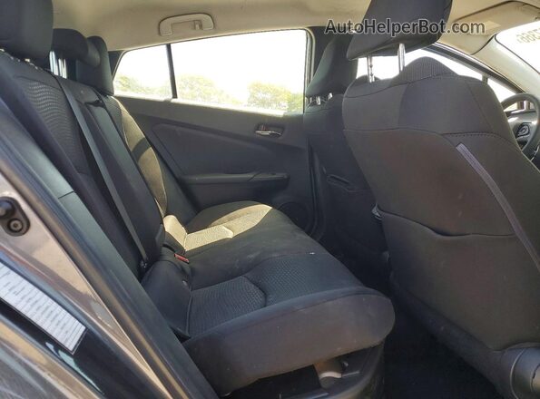 JTDKAMFU9M3149261 2021 TOYOTA PRIUS Серый Вид задних сидений