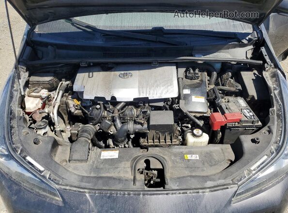 JTDKAMFU9M3149261 2021 TOYOTA PRIUS Серый Вид задней части салона