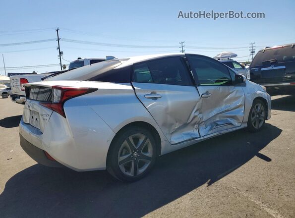 JTDKAMFUXN3167625 2022 TOYOTA PRIUS Silver Հետևի աջ