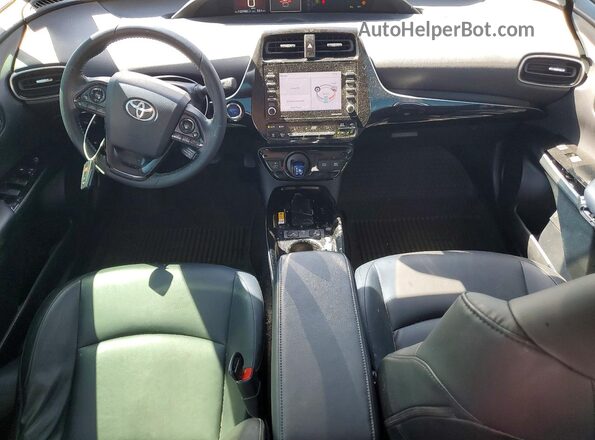 JTDKAMFUXN3167625 2022 TOYOTA PRIUS Silver Առջևի վահանակի տեսք