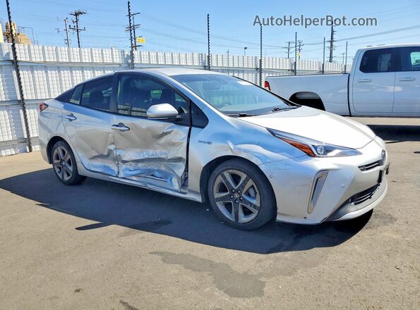 JTDKAMFUXN3167625 2022 TOYOTA PRIUS Silver Առջևի աջ