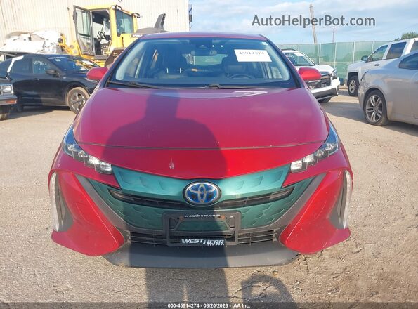 JTDKARFP0H3061535 2017 TOYOTA PRIUS PRIME Красный Вид щитка приборов