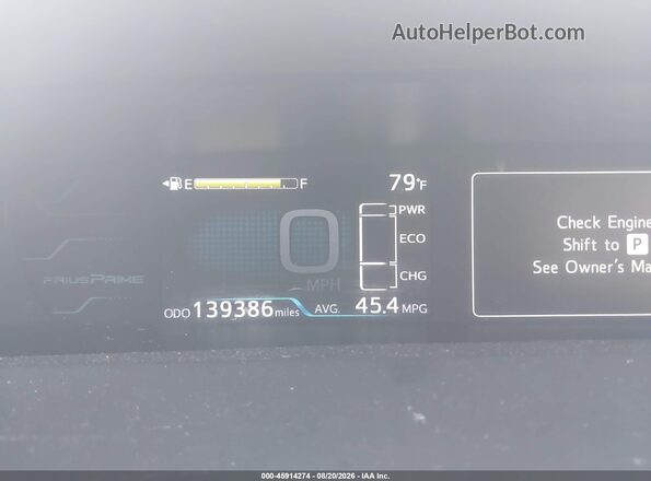 JTDKARFP0H3061535 2017 TOYOTA PRIUS PRIME Красный 