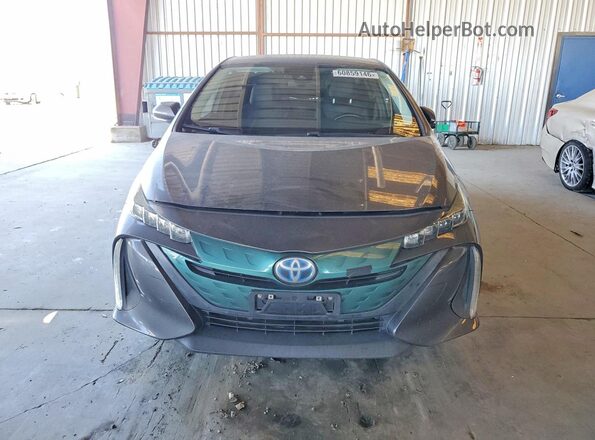 JTDKARFP0J3081385 2018 TOYOTA PRIUS Gray Դիմացի տեսք