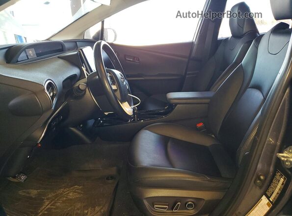 JTDKARFP0J3081385 2018 TOYOTA PRIUS Gray Սալոնի դիմացի տեսք