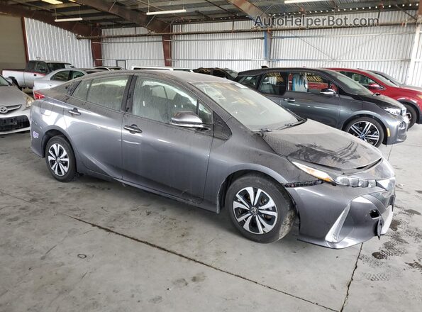 JTDKARFP0J3082018 2018 TOYOTA PRIUS Gray Delantero derecho