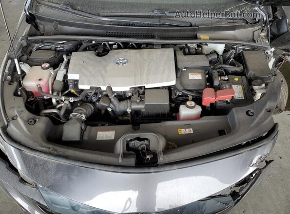 JTDKARFP0J3082018 2018 TOYOTA PRIUS Gray Vista interior trasera