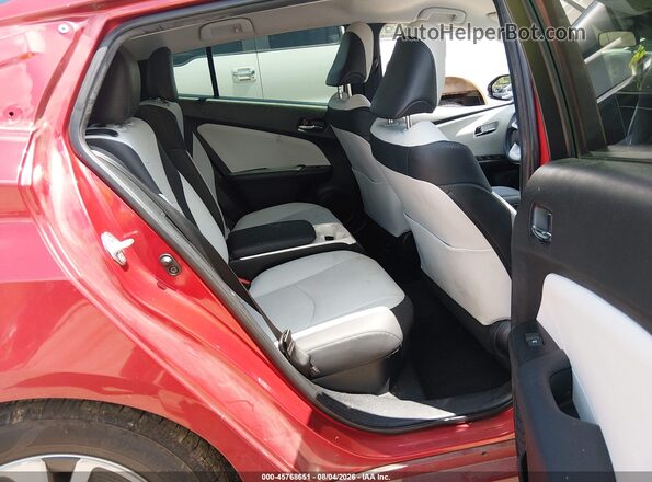 JTDKARFP2H3039598 2017 TOYOTA PRIUS PRIME Red Вид наклейки з VIN-кодом