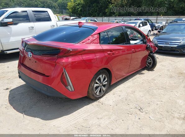 JTDKARFP2H3039598 2017 TOYOTA PRIUS PRIME Red Задня права чверть