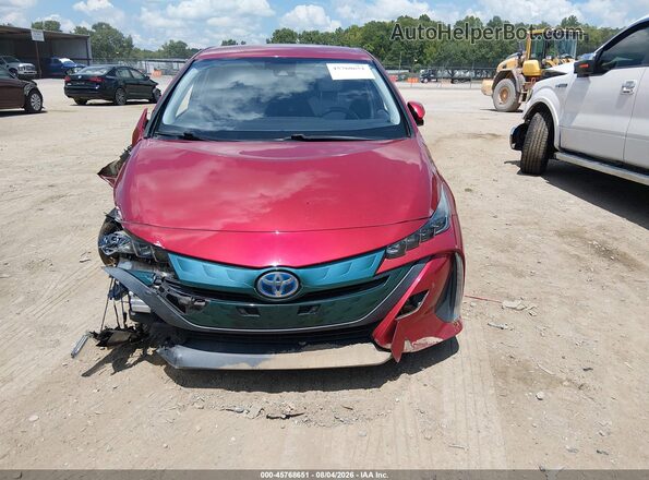 JTDKARFP2H3039598 2017 TOYOTA PRIUS PRIME Red Вид щитка приладів