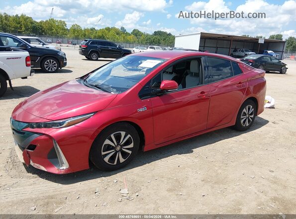 JTDKARFP2H3039598 2017 TOYOTA PRIUS PRIME Red Панорамний вид салону 360°