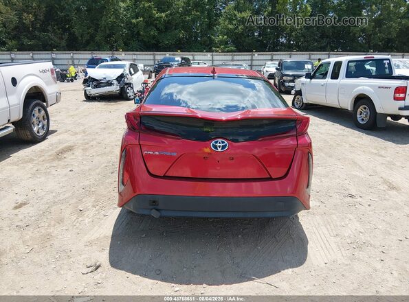 JTDKARFP2H3039598 2017 TOYOTA PRIUS PRIME Red 