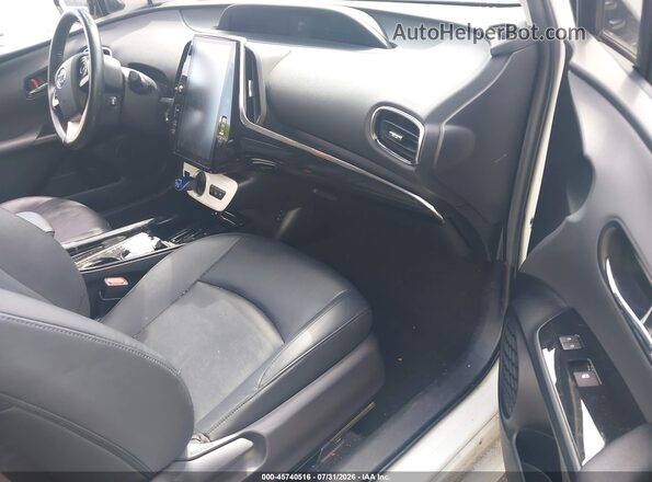 JTDKARFP2H3055414 2017 TOYOTA PRIUS PRIME White Widok wnętrza z przodu