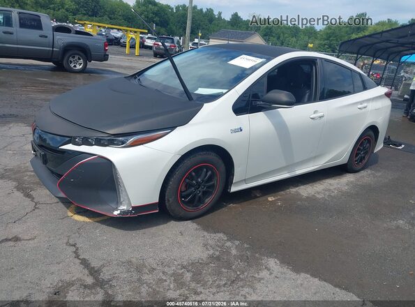 JTDKARFP2H3055414 2017 TOYOTA PRIUS PRIME White Przód lewy