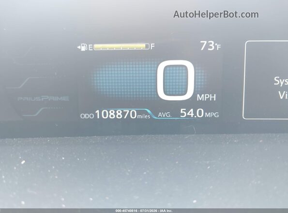 JTDKARFP2H3055414 2017 TOYOTA PRIUS PRIME White 