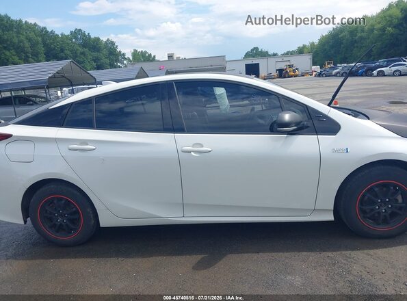 JTDKARFP2H3055414 2017 TOYOTA PRIUS PRIME White Widok wnętrza z tyłu
