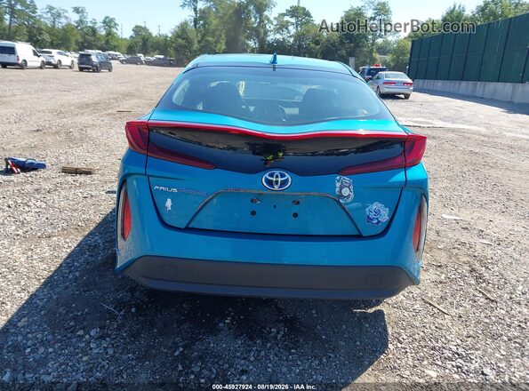 JTDKARFP2H3055610 2017 TOYOTA PRIUS PRIME Blue 