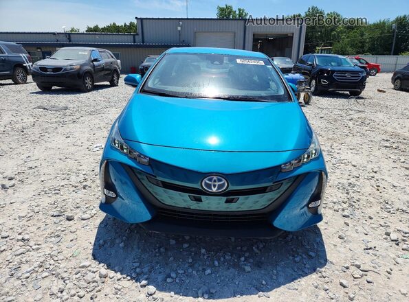 JTDKARFP2J3073904 2018 TOYOTA PRIUS Blue Vista frontal
