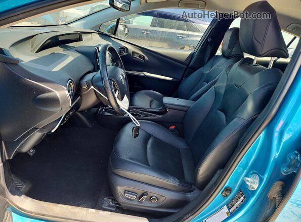 JTDKARFP2J3073904 2018 TOYOTA PRIUS Blue Vista interior delantera