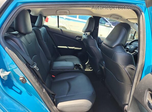 JTDKARFP2J3073904 2018 TOYOTA PRIUS Blue Vista de los asientos traseros