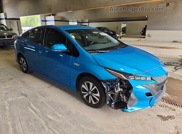 JTDKARFP2J3084384 2018 TOYOTA PRIUS Blue წინა მარჯვენა