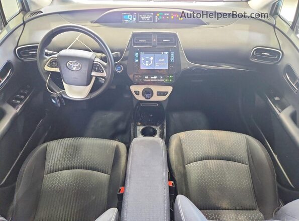 JTDKARFP2J3084384 2018 TOYOTA PRIUS Blue წინა პანელის ხედი
