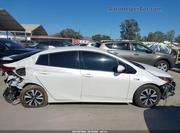 JTDKARFP2K3116719 2019 TOYOTA PRIUS PRIME White Widok wnętrza z tyłu