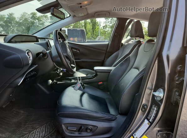 JTDKARFP2L3130248 2020 TOYOTA PRIUS Gray წინა სალონის ხედი