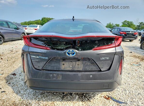 JTDKARFP2L3130248 2020 TOYOTA PRIUS Gray უკანა ხედი