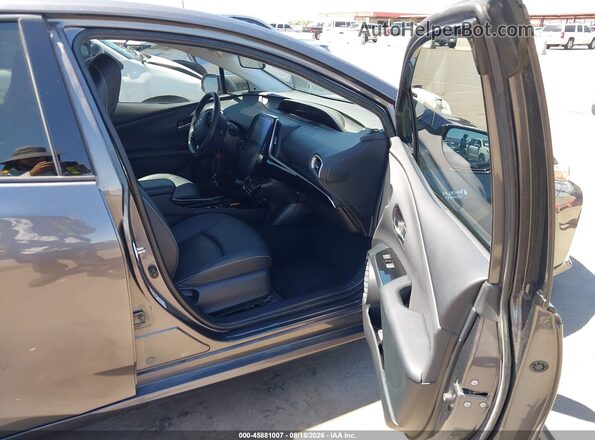 JTDKARFP2L3142545 2020 TOYOTA PRIUS PRIME Gray Widok wnętrza z przodu