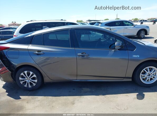 JTDKARFP2L3142545 2020 TOYOTA PRIUS PRIME Gray Widok wnętrza 360 stopni