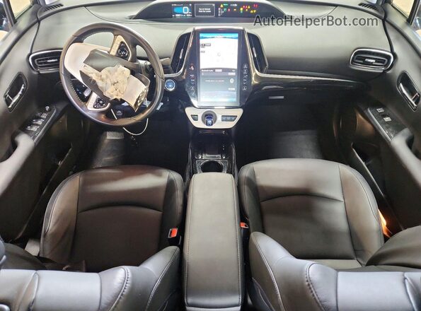 JTDKARFP3H3039609 2017 TOYOTA PRIUS Blue Առջևի վահանակի տեսք