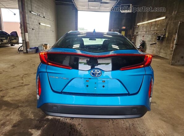 JTDKARFP3H3039609 2017 TOYOTA PRIUS Blue Հետևի տեսք