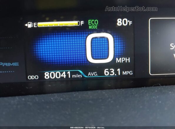JTDKARFP4H3038761 2017 TOYOTA PRIUS PRIME Gray 