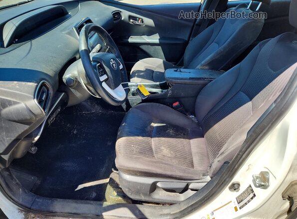 JTDKARFP4H3040364 2017 TOYOTA PRIUS White წინა სალონის ხედი