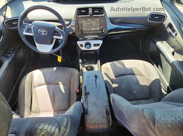 JTDKARFP4H3040364 2017 TOYOTA PRIUS White წინა პანელის ხედი