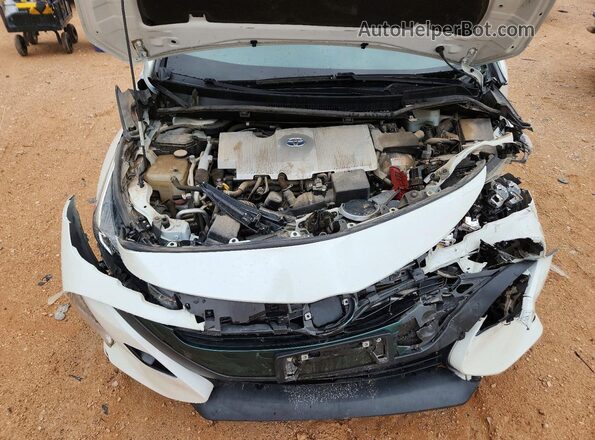 JTDKARFP4K3113773 2019 TOYOTA PRIUS White Widok wnętrza z tyłu