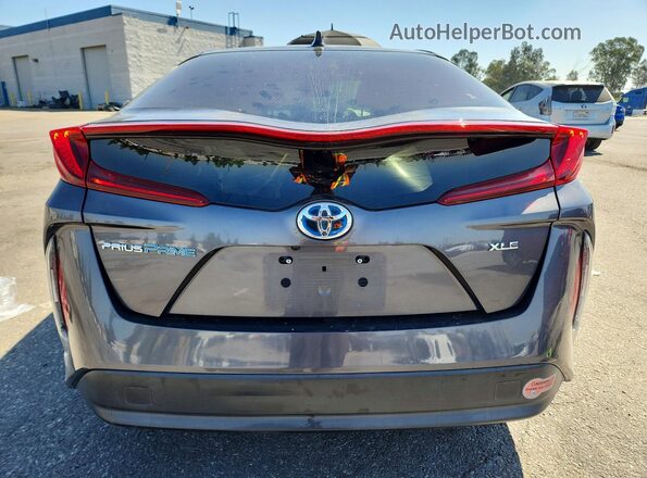 JTDKARFP4L3143695 2020 TOYOTA PRIUS Gray უკანა ხედი