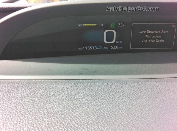 JTDKARFP4L3145088 2020 TOYOTA PRIUS Белый Вид щитка приборов